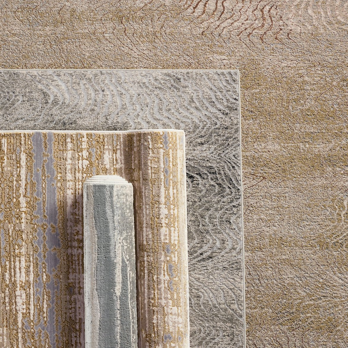 Catalyst Dune CTY16 Indoor Abstract Animal Print Power-loomed Machine-made Area Rug with 65% Polyester and 35% Polypropylene Blend