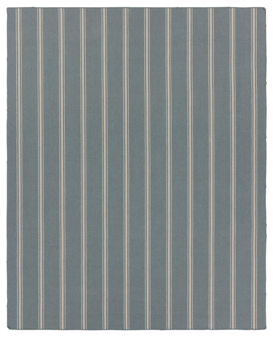 Barclay Butera's Laguna Memento LAG05 Handmade 100% PET Yarn Striped Outdoor Rug