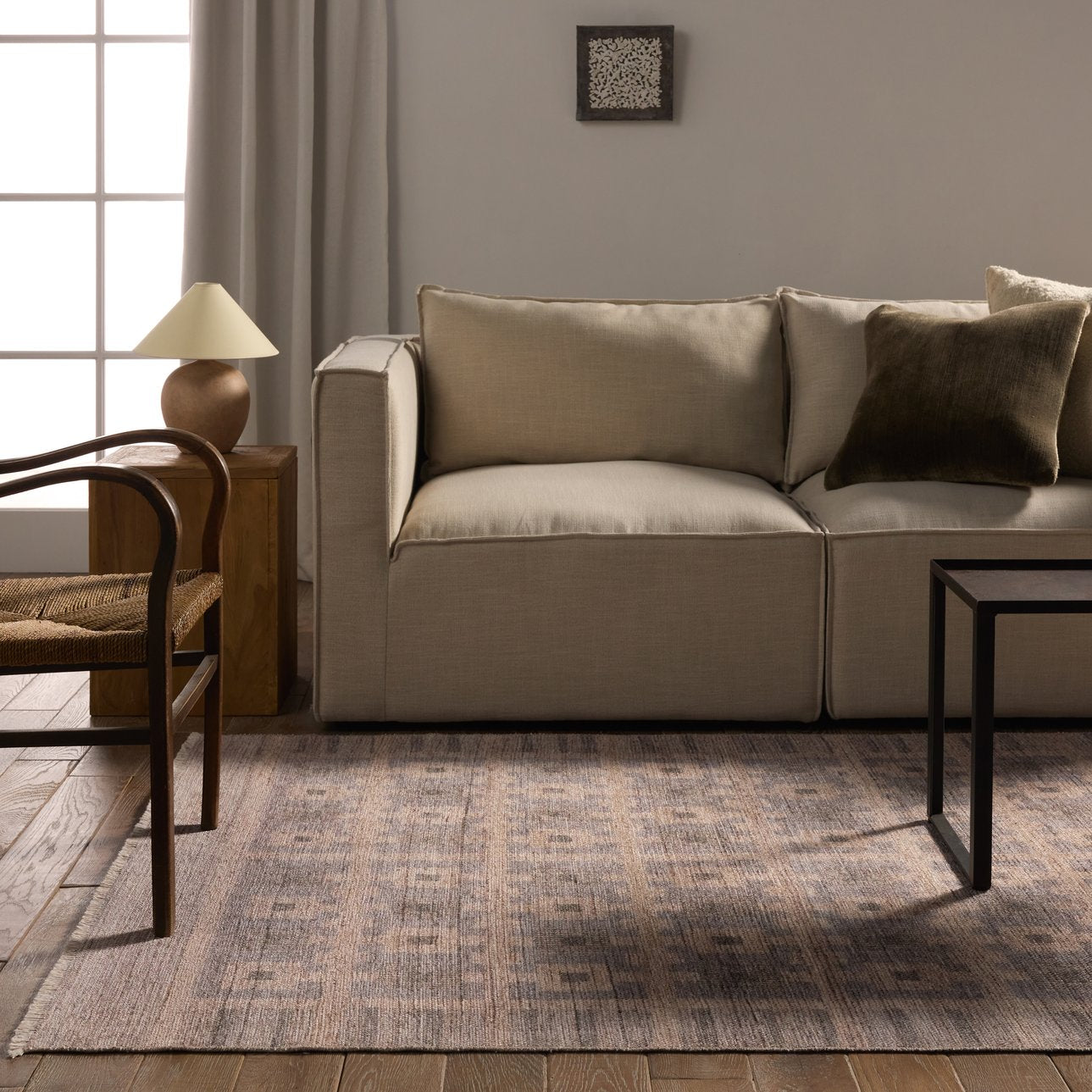 Lumal Vala LML07 Power-loomed Machine-made Scandinavian Geometric Indoor Area Rug Crafted from 100% Polyester