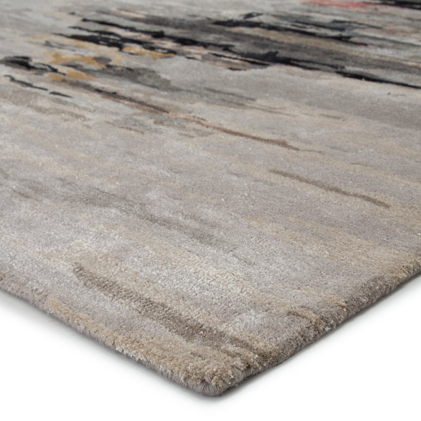 Genesis Ryenn GES47 Handmade Tufted Contemporary/Modern Abstract Indoor Decorative Rug - 60% Viscose and 40% Wool Blend