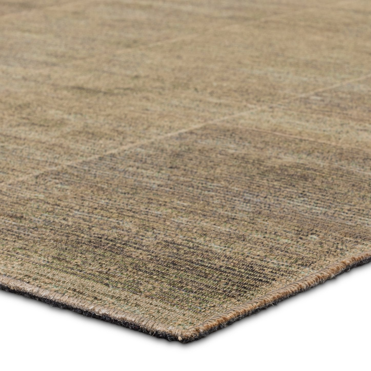 Edage Saith EDA06 Power-loomed Machine-made Indoor Area Rug with 70% Jute and 30% Polyester Featuring Solids and Stripes Design