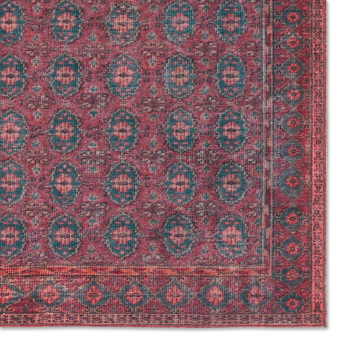 Kate Lester's Harman Hold Kalinar HHB01 100% Polyester Power-loomed Traditional Indoor Damask Rug