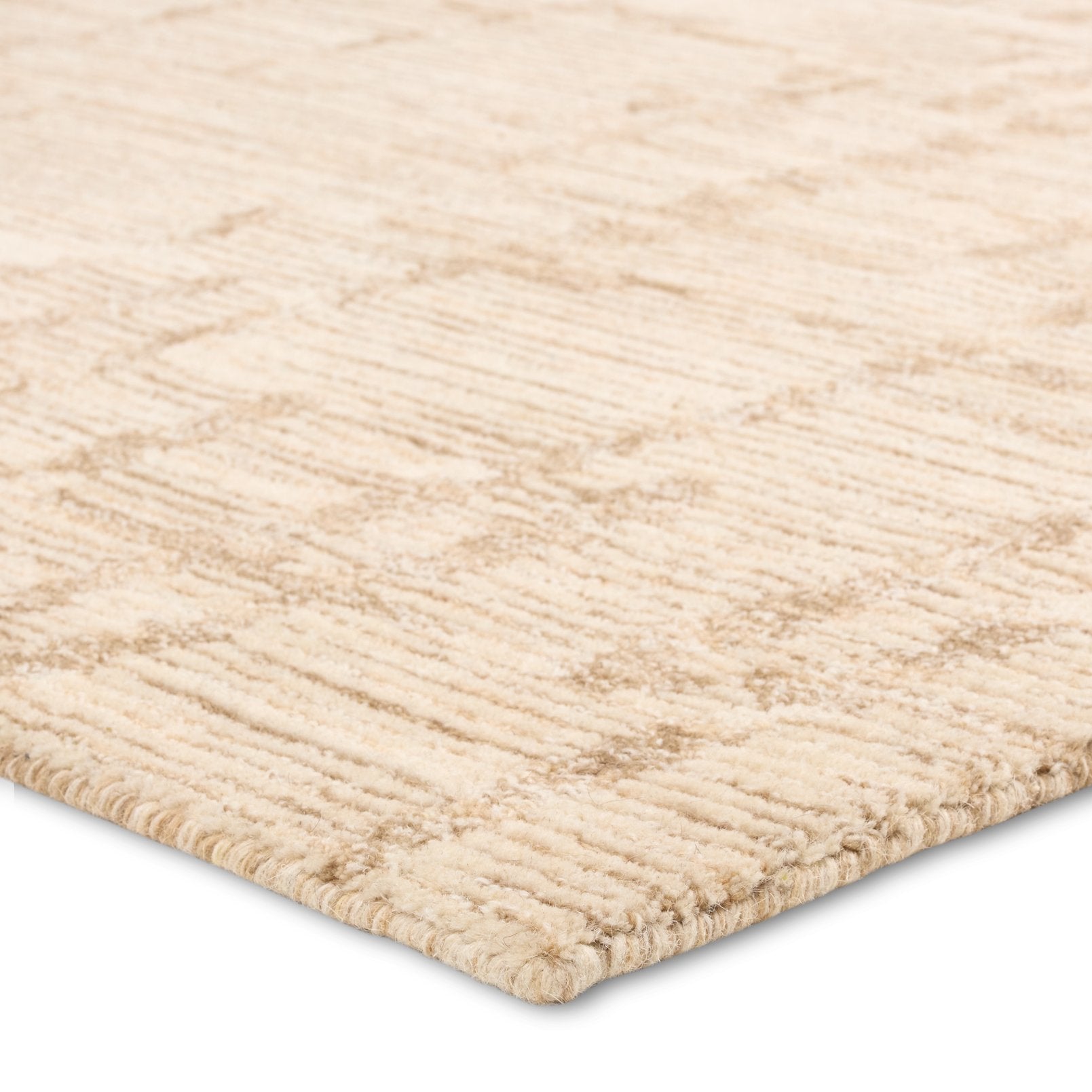 100% Wool Handmade Indoor Rug with Herculean Abstract Stripes Design