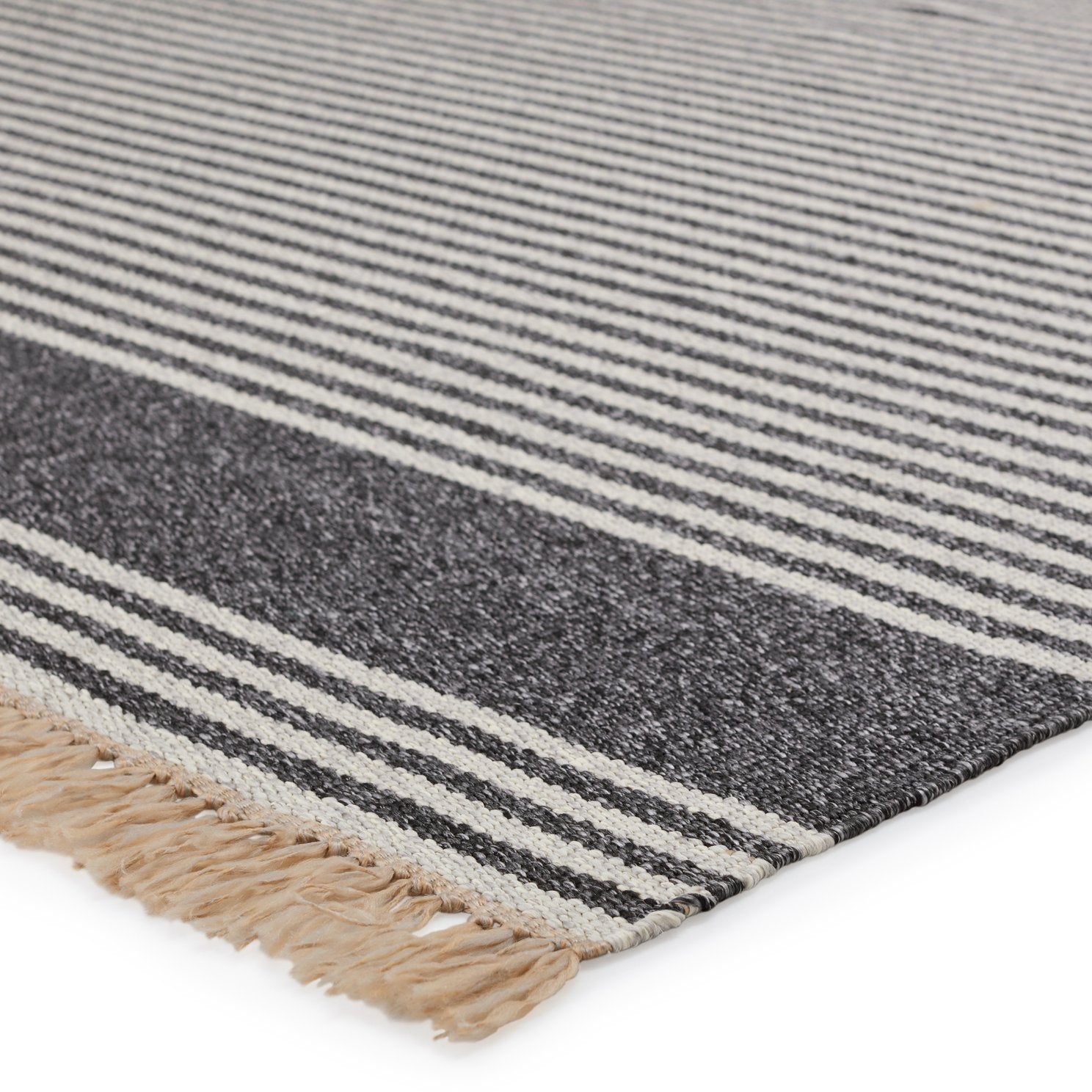 Morro Bay Strand MRB01 Handmade 100% Polypropylene Striped Outdoor Rug for High-Traffic Areas