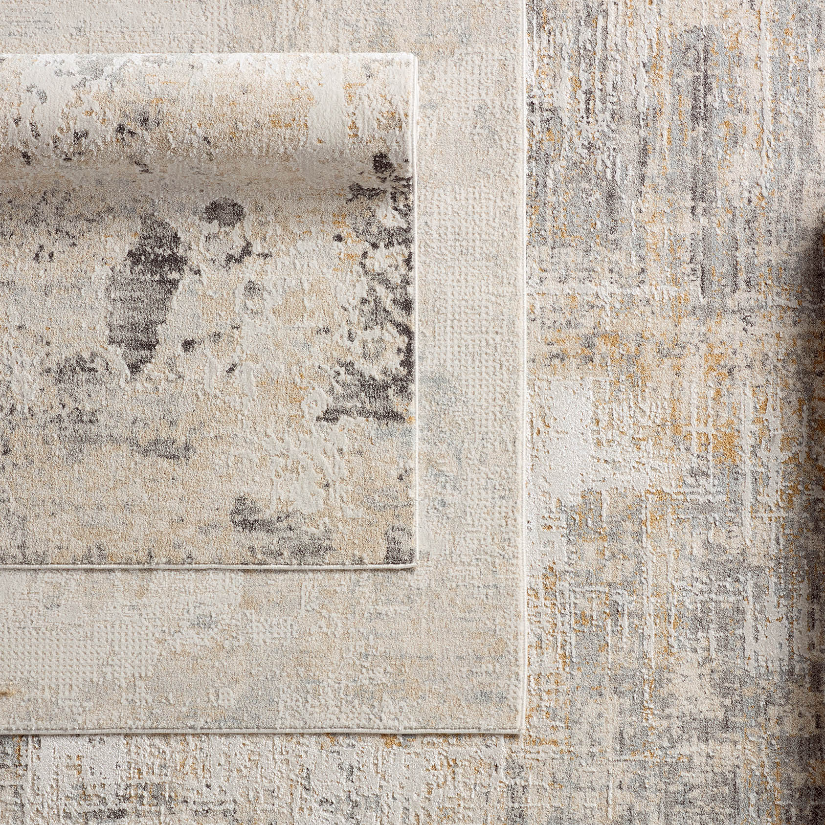 Thalia Alister THA04 Indoor Abstract Area Rug - Power Loomed and Machine Made, Crafted from 83% Polyester and 17% Polypropylene
