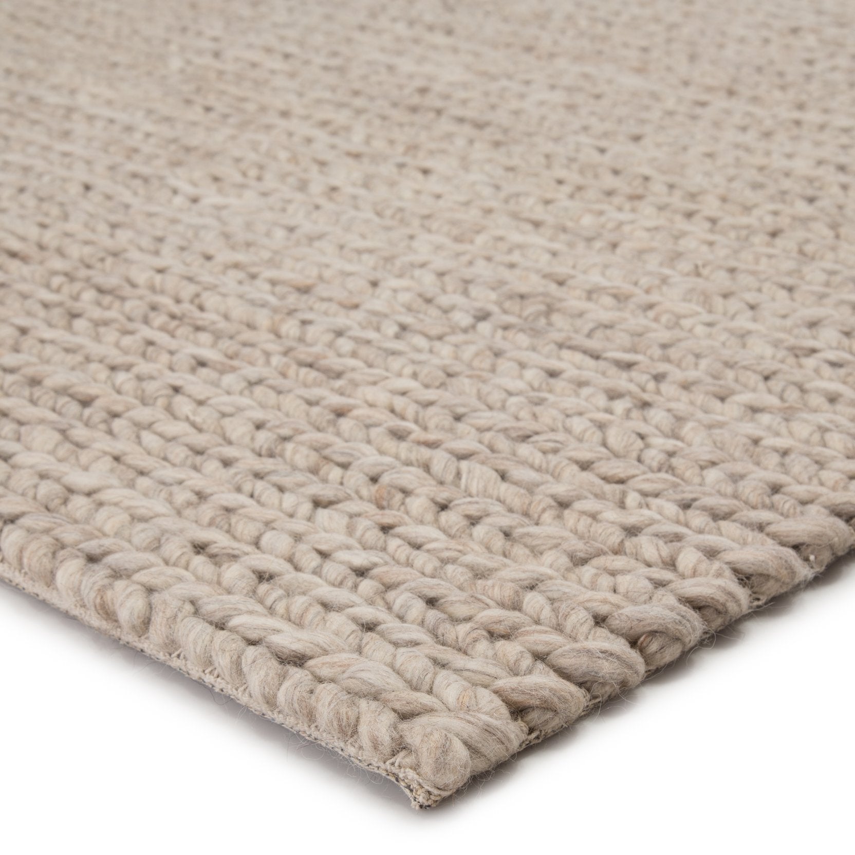 Scandinavian Dula Braiden SCD08 Exquisitely Handwoven and Handmade 100% Wool Solid Indoor Area Rug for Cozy Spaces