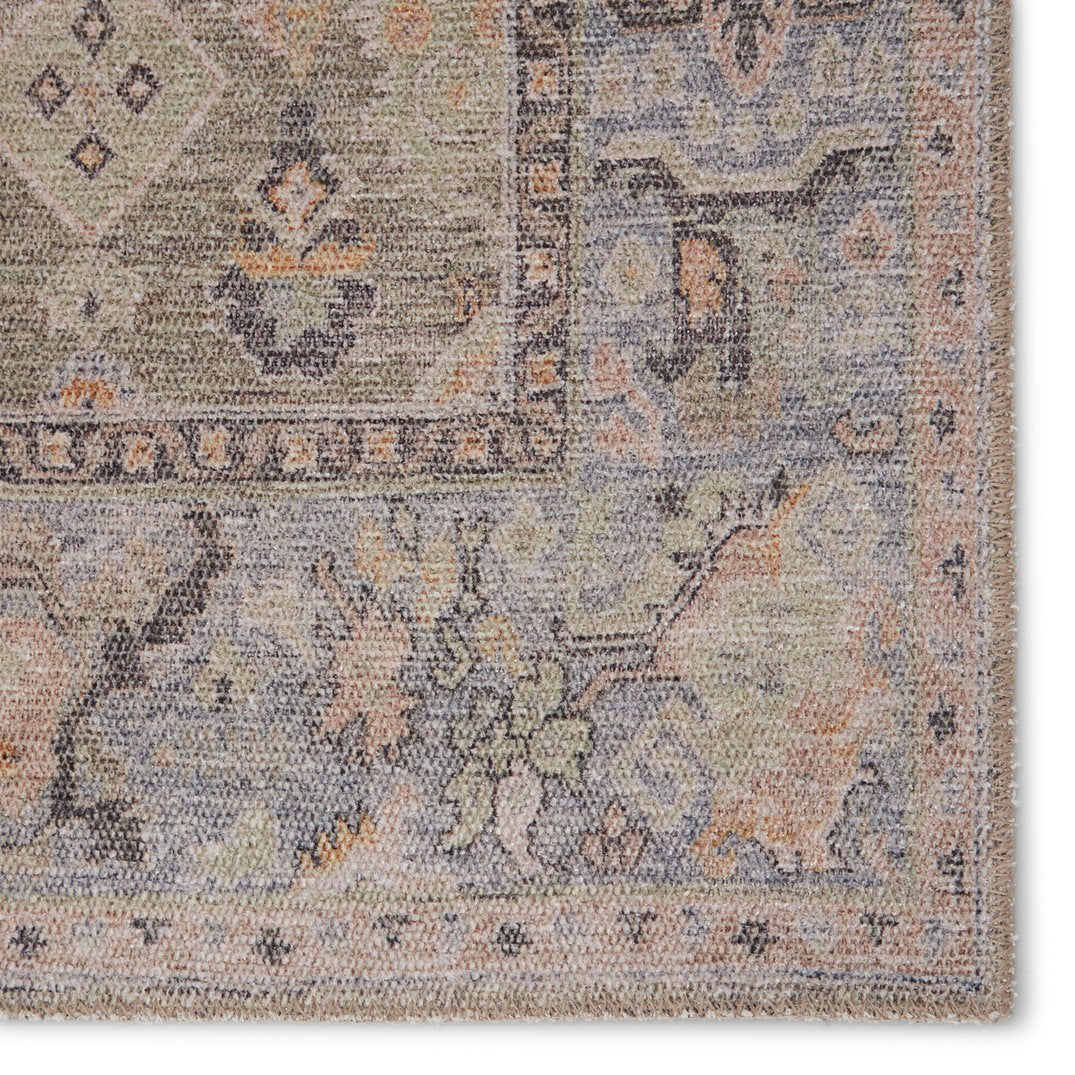 Kindred Avin KND09 Power-loomed 100% Polyester Indoor Rug with Vintage Traditional Style