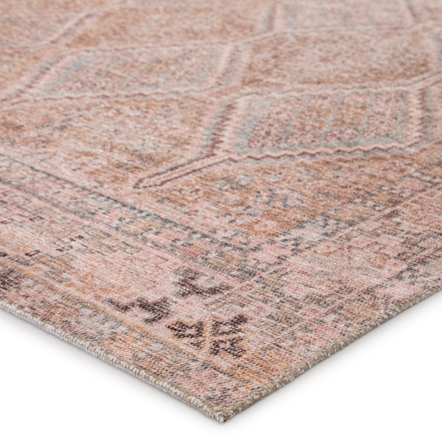 Kindred Marquesa KND01 RUG152352 Power-loomed Machine-made Indoor Vintage Trellis Pattern 100% Polyester Area Rug