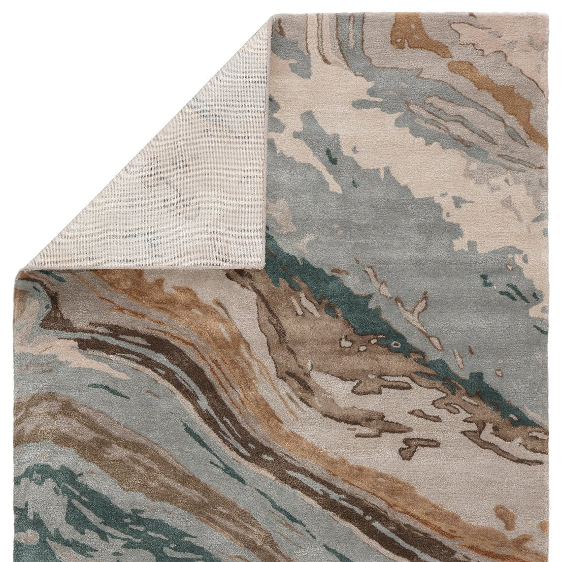 Genesis Conley GES37 Handmade Tufted Indoor Rug - 65% Viscose 35% Wool, Contemporary Abstract Design