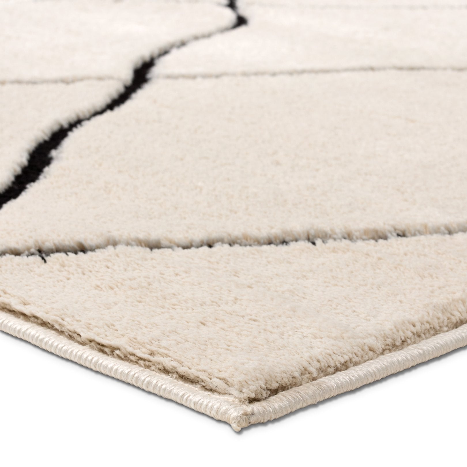 Jaida Treble JID19 Power-Loomed Machine-Made Indoor Area Rug in Moroccan/Bohemian Trellis Design, Crafted from 70% Polypropylene and 30% Polyester