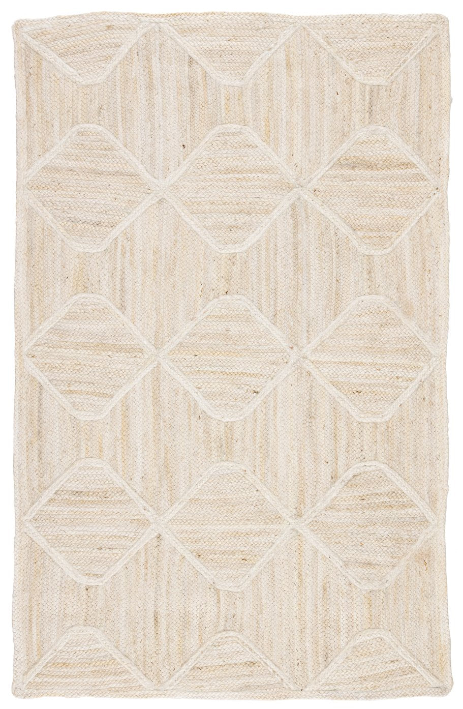 Naturals Tobago Sisal Bow NAT41 Handwoven and Handmade Contemporary Tribal Indoor Jute Rug for Decorative Purposes