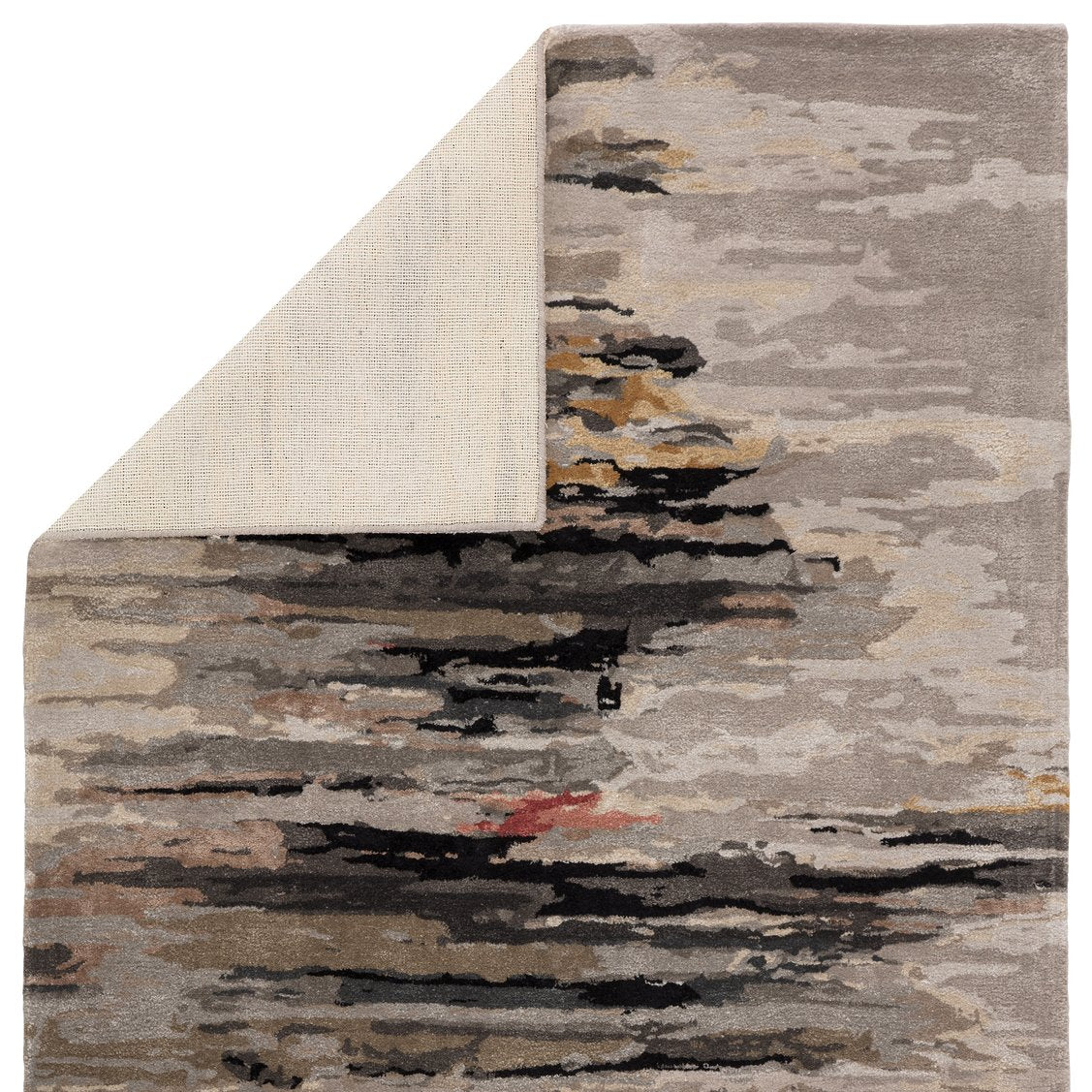 Genesis Ryenn GES47 Handmade Tufted Contemporary/Modern Abstract Indoor Decorative Rug - 60% Viscose and 40% Wool Blend