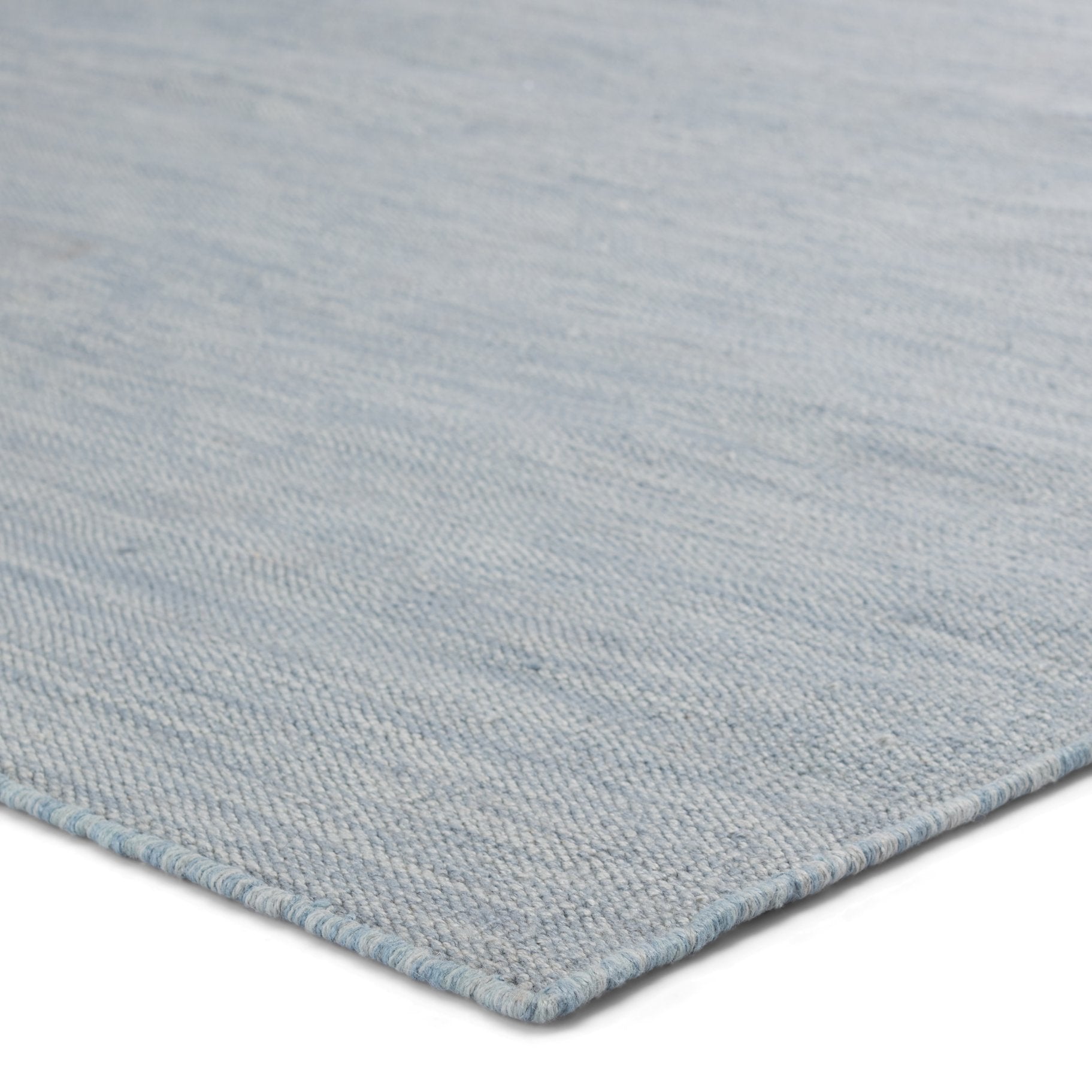 Esteem Sunridge ETM01 Handmade 100% Recycled PET Yarn Solid Outdoor Rug in Blue