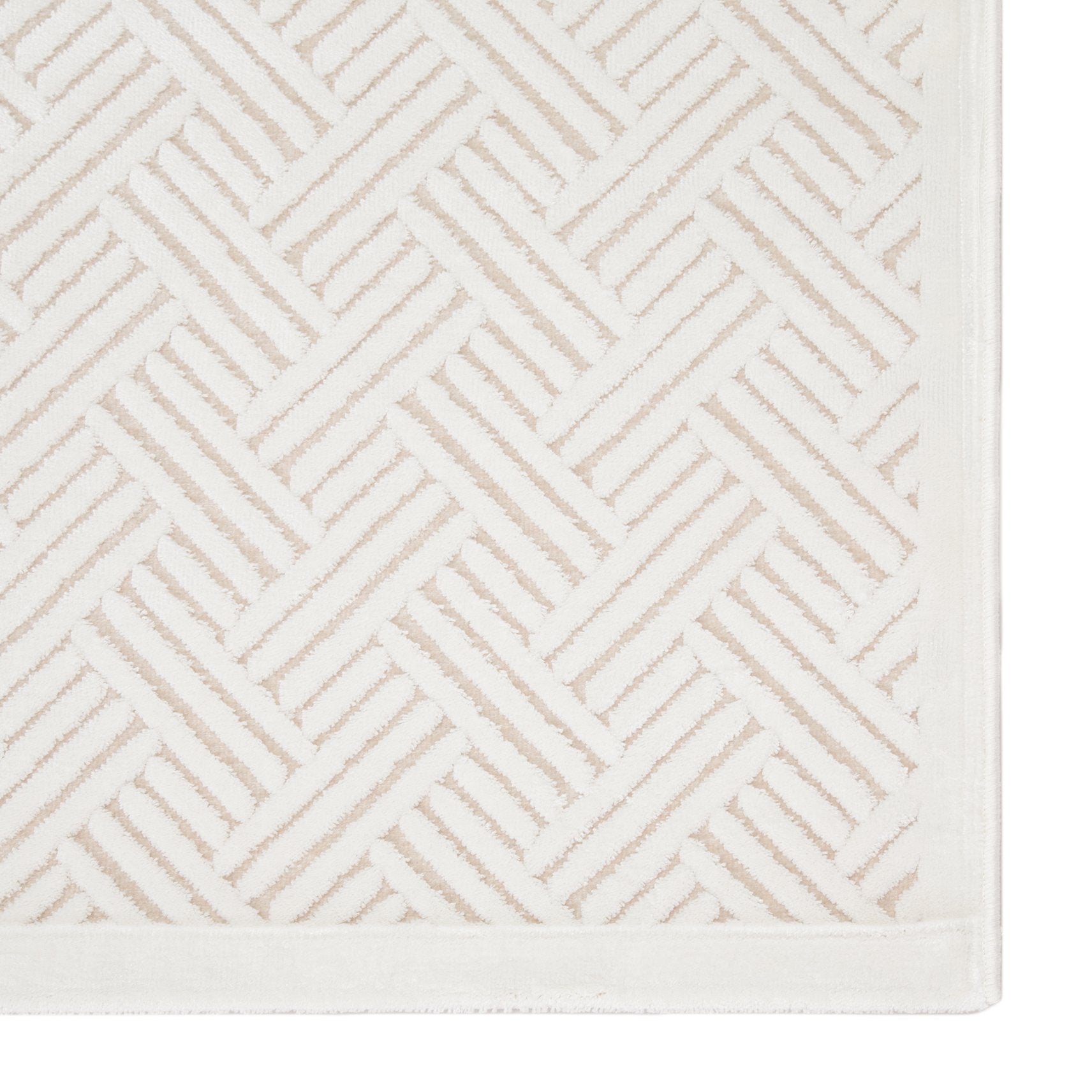 Fables Thatch Collection Geometric Tribal Style Indoor Area Rug - Power - Loomed Machine - Crafted with 52% Rayon, 42% Acrylic and 6% Polyester (FB44 Model)