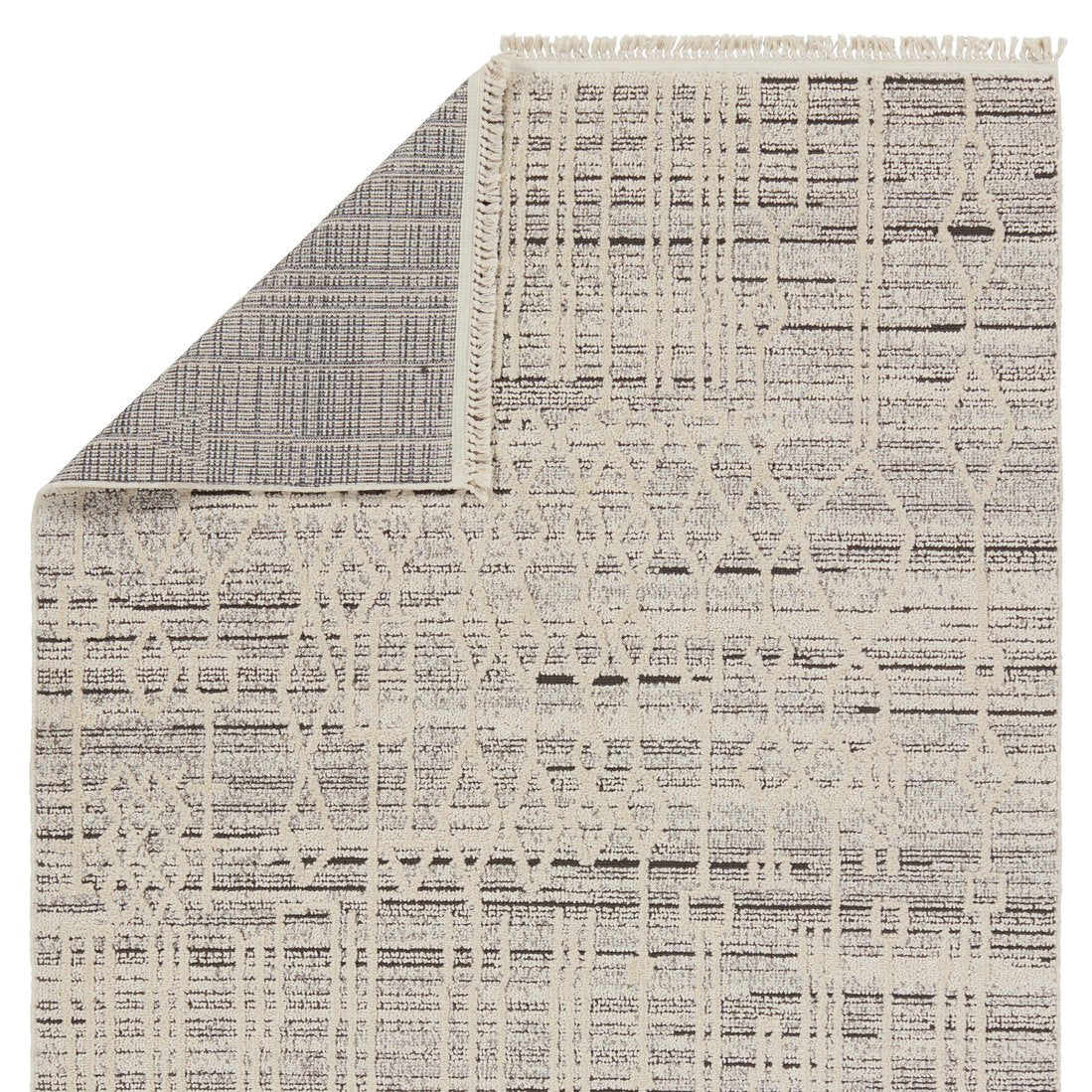 Lore Caiya LRE02 Power-loomed Machine-made Indoor Moroccan / Bohemian Trellis Rug with 70% Polypropylene and 30% Polyester Blend