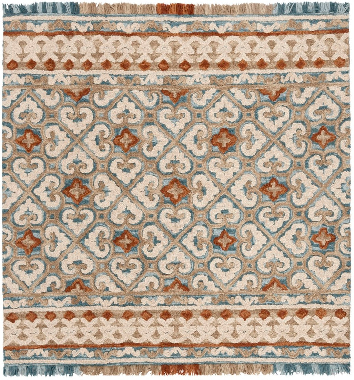 Safavieh's Blossom Hand - Woven Wool Rug: Ideal for Modern Country - Casual Decor