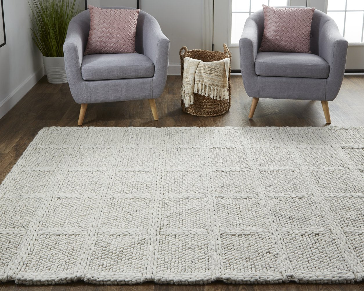 Berkeley Hand-Woven Wool Area Rug - Earthy Comfort and Durable Design for Modern Living Spaces with Easy Maintenance
