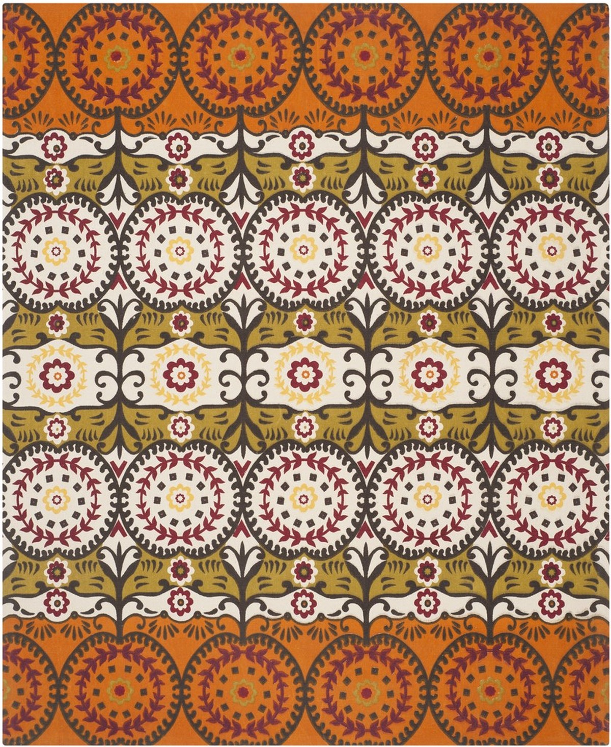 Exquisite Indian Hand - Loomed Cotton Pile Rectangle Rug for Elegant Spaces