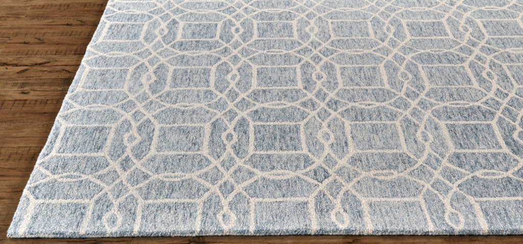 Luxury Handmade Geometric Tufted Area Rug - Stain Resistant for All Spaces