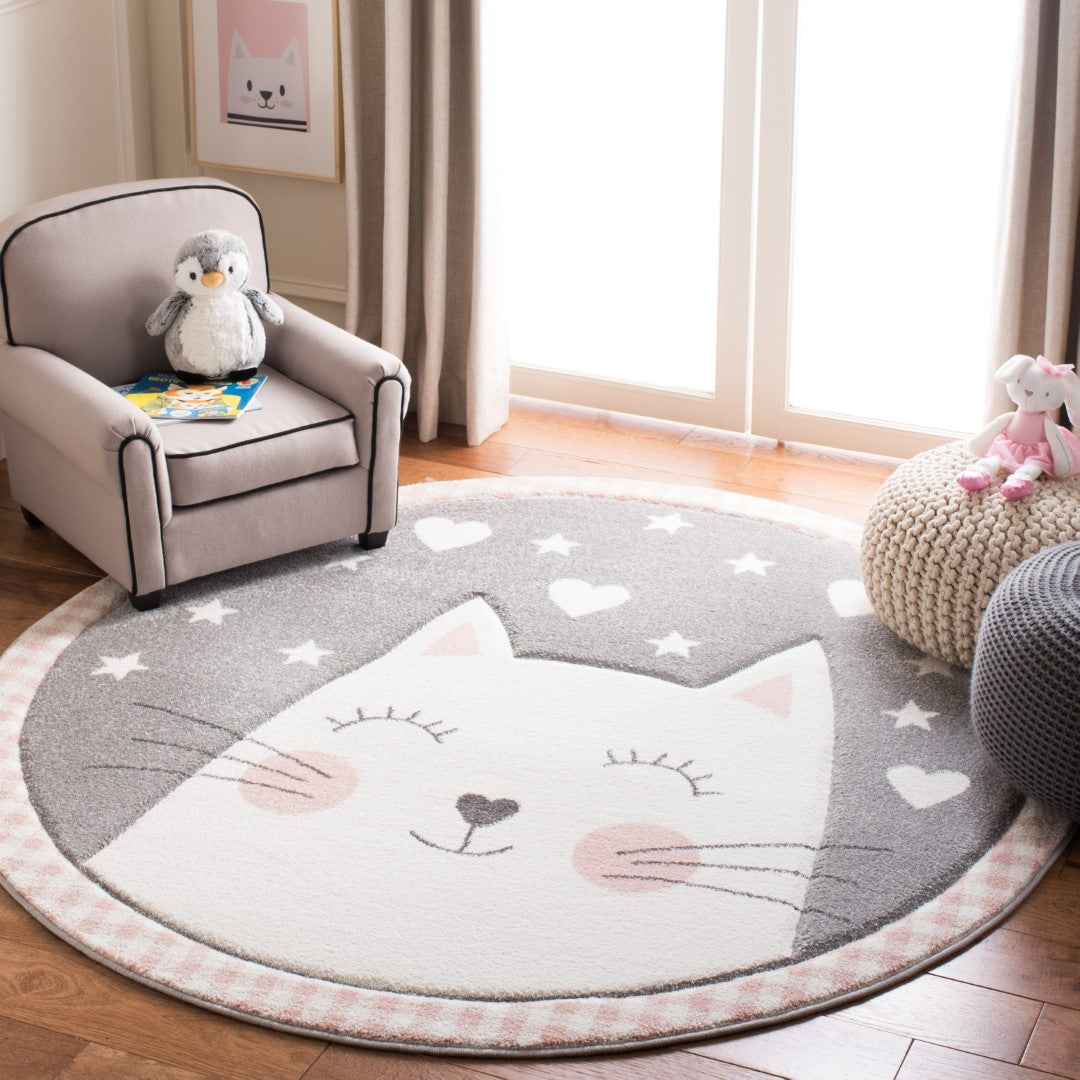 Stylish and Durable 100% Frisee Fiber Power Loomed Rectangular Carousel Rug
