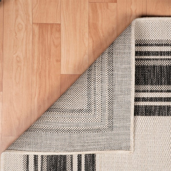 Elegant Turkish-Style Gray Indoor-Outdoor Area Rug for Stylish Home Decor