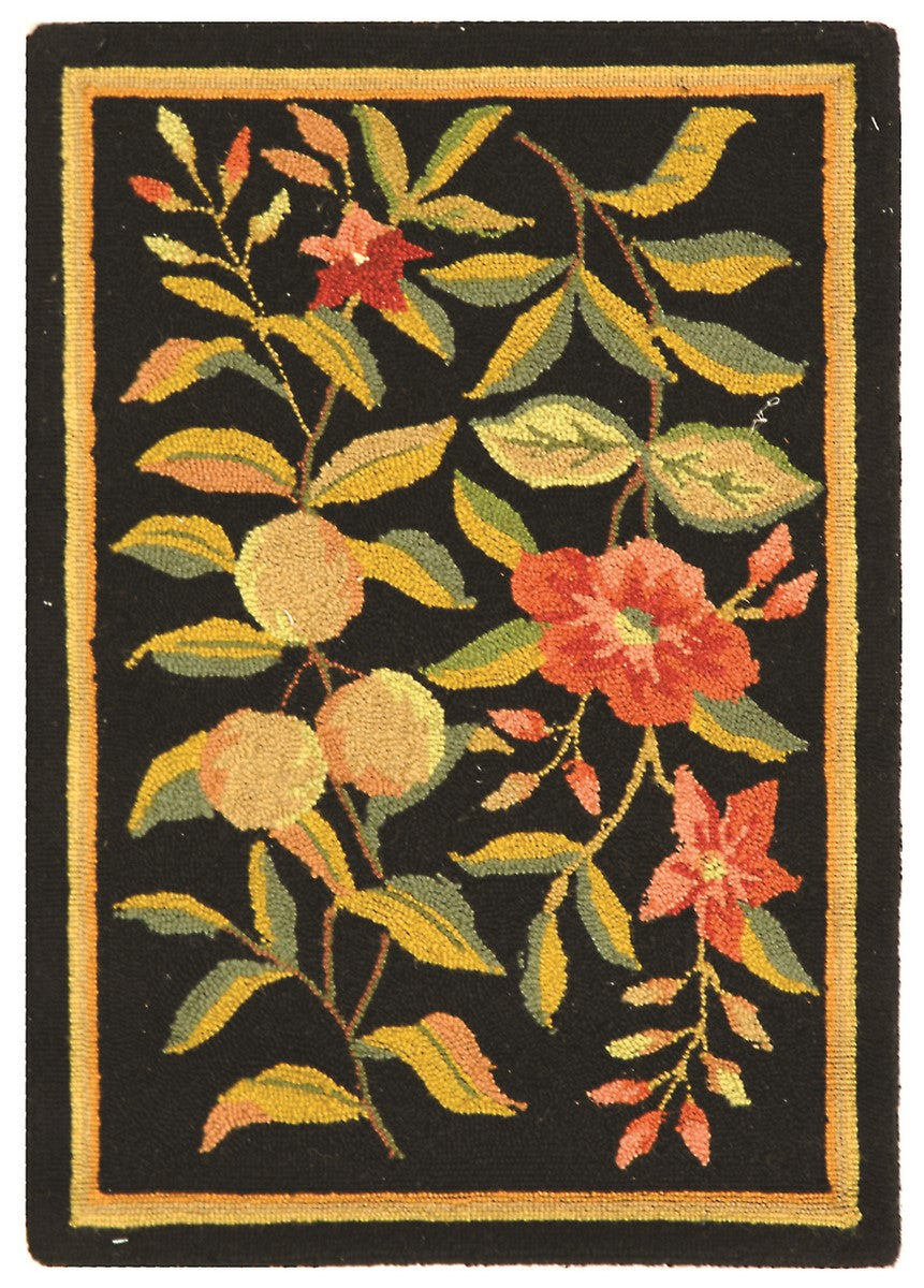 Luxurious Hand-Hooked Chelsea Rug - 100% Pure Wool, Durable Cotton Backing, Timeless Designs