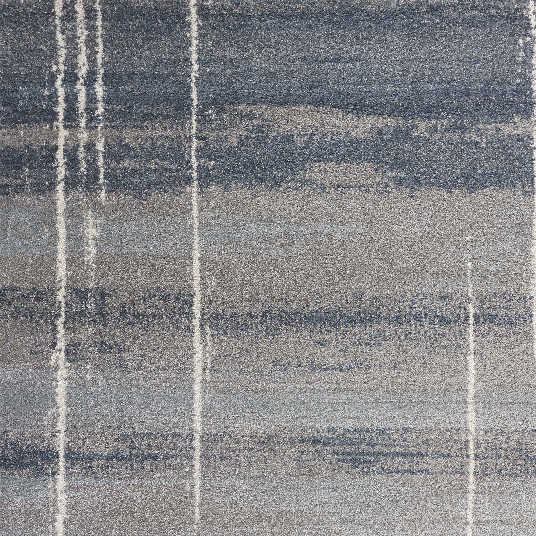 Exquisite Blue Contemporary Area Rug - Luxuriously Plush, Highly Durable, Ideal for Modern Home Interior Decor