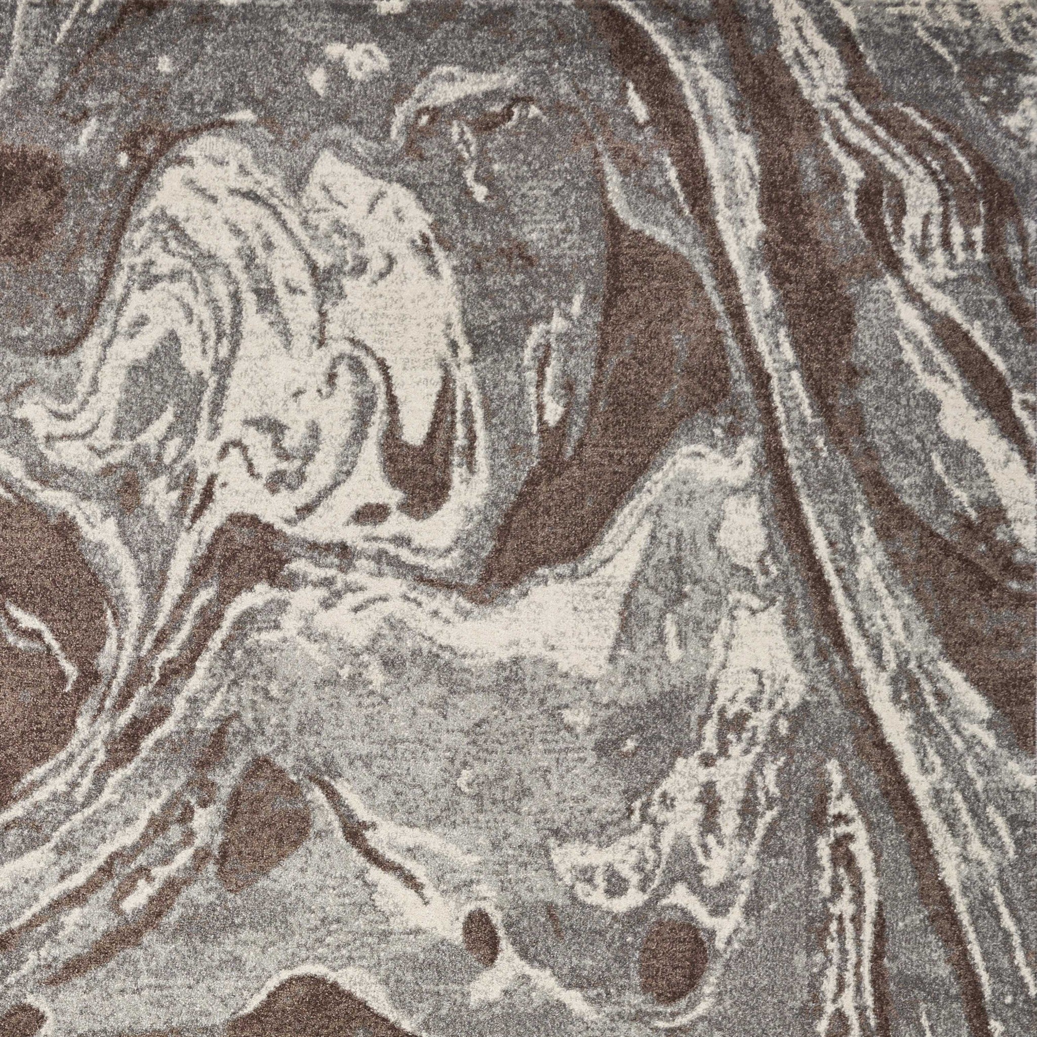 Stylish Mocha Flow Area Rug from Captivating Mirage Collection for Any Room