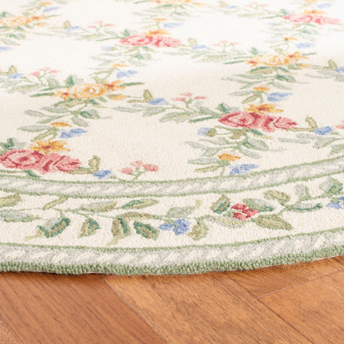 Chelsea Hand-Hooked Luxury Area Rug - Made with 100% Virgin Wool, Featuring a Durable Cotton Backing and Timeless Design Elegance