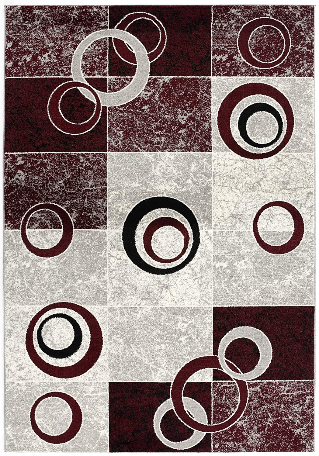 Stylish Red Abstract Dhurrie Runner Rug for Interior Decoration – Enhance Your Living Space with Artistic Design and Warmth!