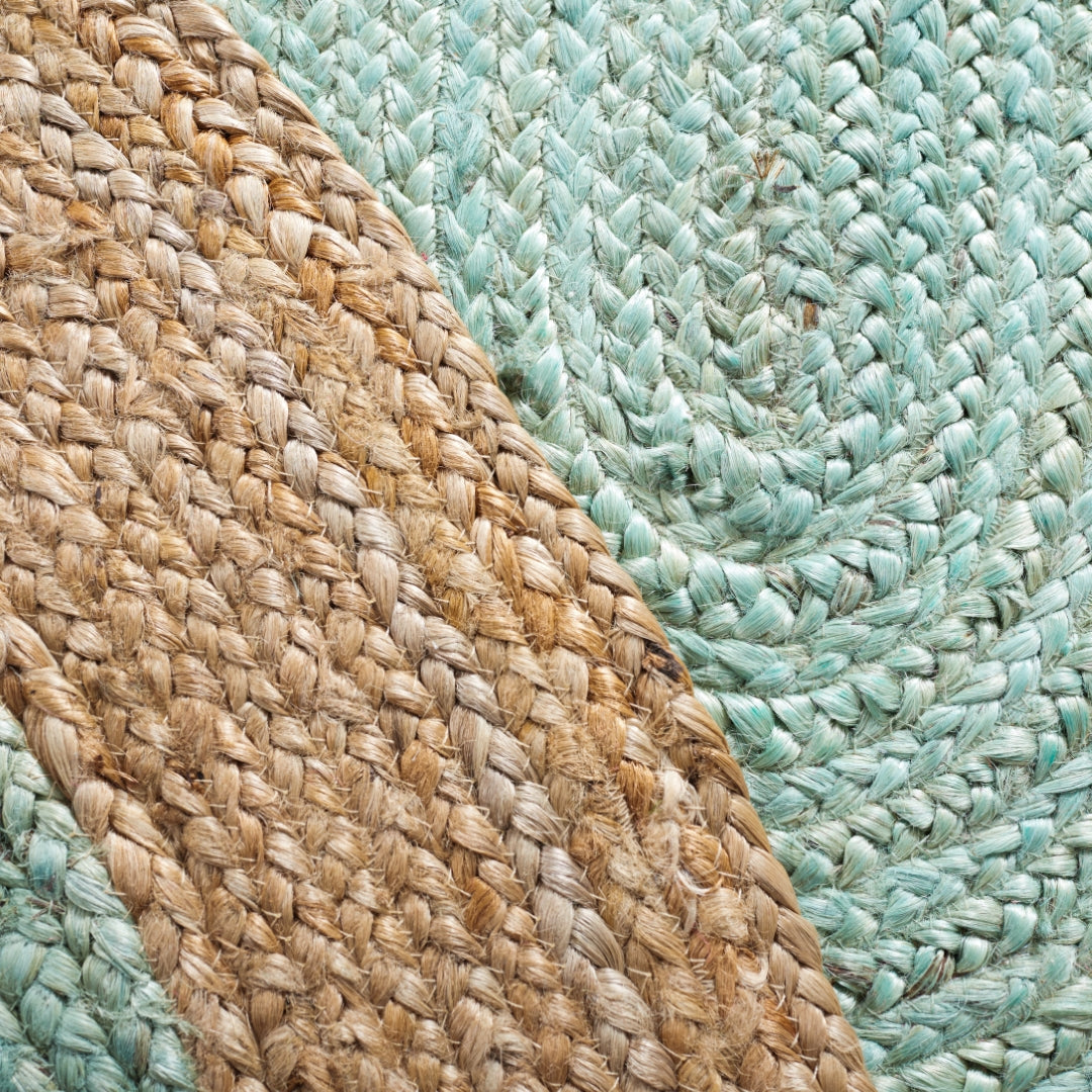 Eco-Friendly, Durable Hand-Woven 801 Natural Jute Pile Rug for Elegant Home Decor