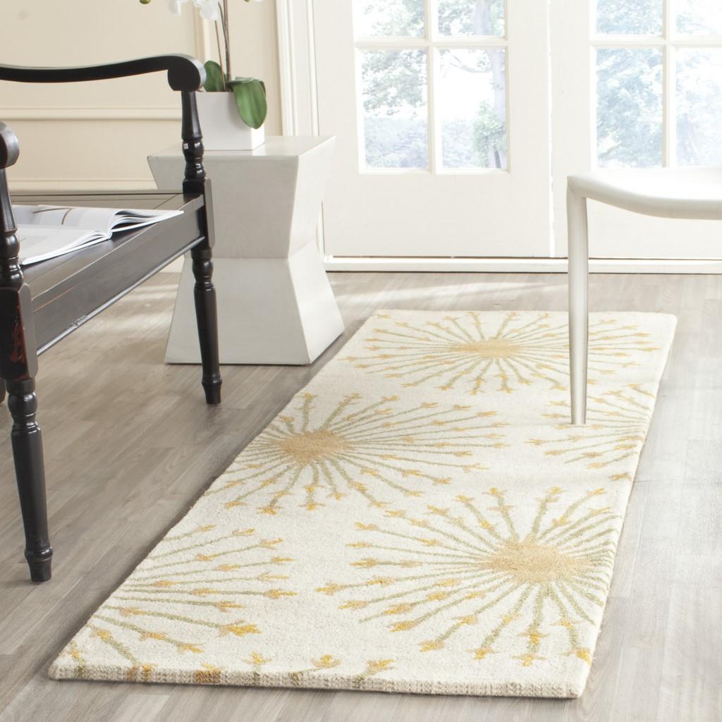 Bella Hand-Tufted Pure Wool Area Rug - A Distinctive Global Design Fusing Tribal, Renaissance, and Contemporary Artistic Elements