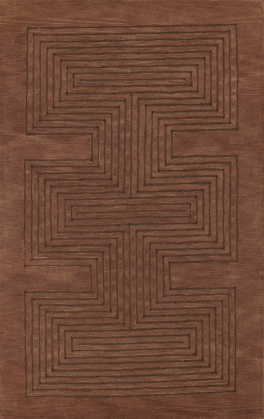 Chic and Durable Simba Hand-Tufted Geometric Area Rug in 100% New Zealand Wool