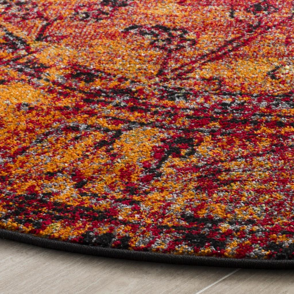 Exquisite Vintage-Style VTH216 Polypropylene Floor Rug for Enduring Home Decor and Warm Coziness