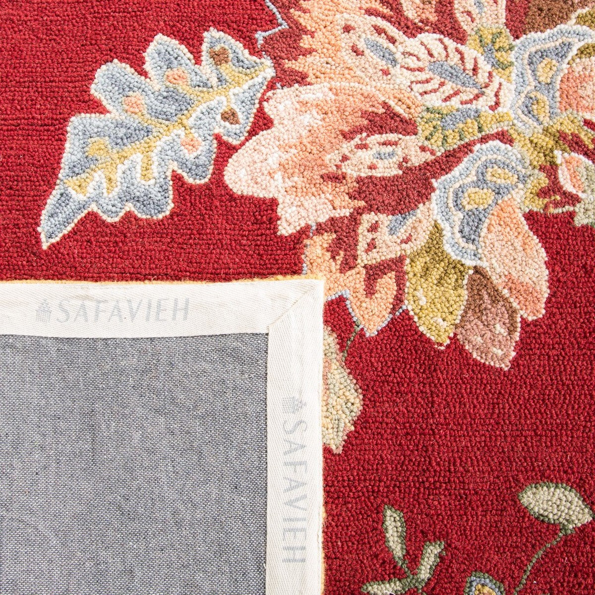 Exquisite Indian Hand-Hooked Wool Rug HK306 for Timeless Home Comfort
