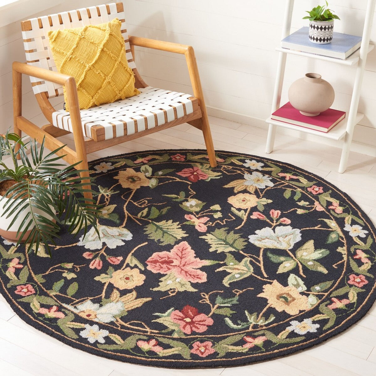 Exquisite Hand-Hooked Luxury Rug - Hk311 with Sumptuous Pure Virgin Wool Pile and Sturdy Cotton Backing for Enduring Elegance
