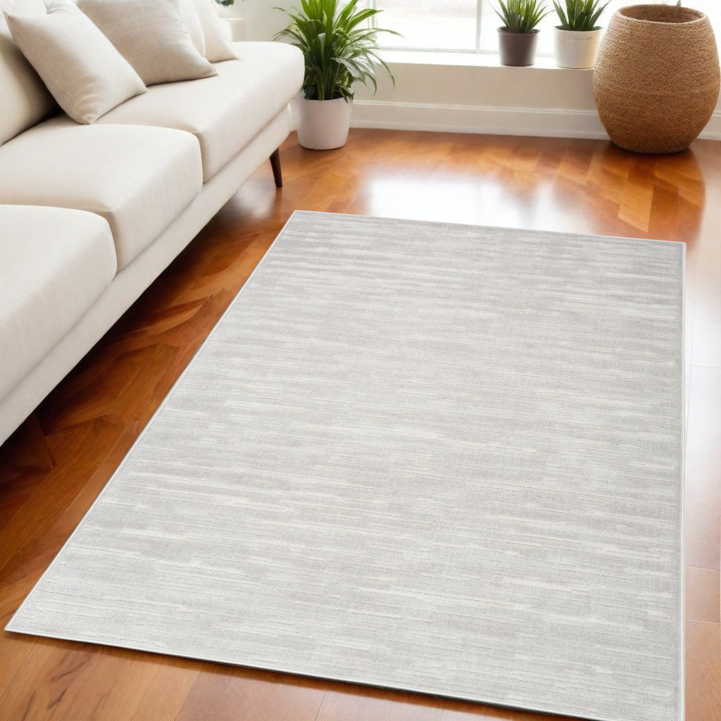 Modern 5' x 7' Gray Geometric Area Rug - Ideal Decor and Comfort for Any Room