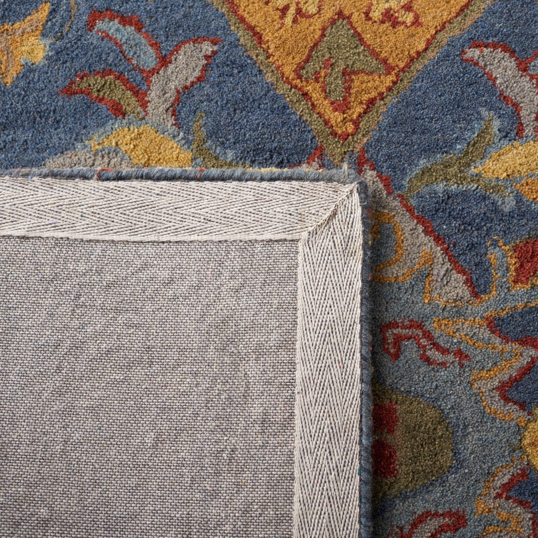 Luxurious Indian Hand-Tufted Wool Rug with 12mm Pile for Enduring Elegance
