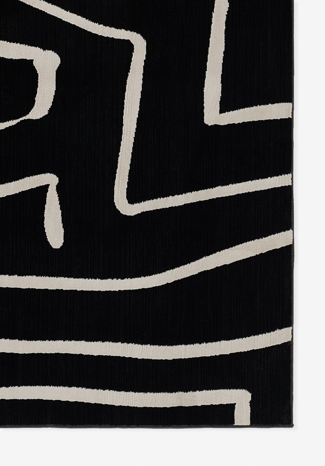 Noho Modern Geometric Indoor Area Rug - Striking Polyester Rug for Stylish Home Decor