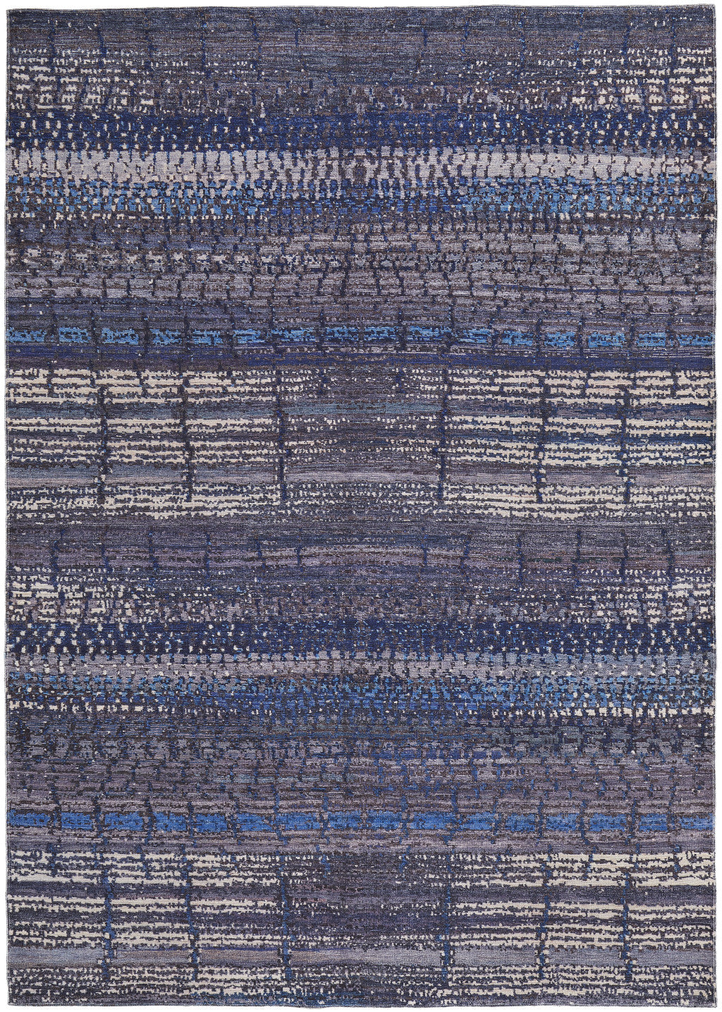 Stylish Washable and Stain-Resistant Striped Power Loom Area Rug for Any Room