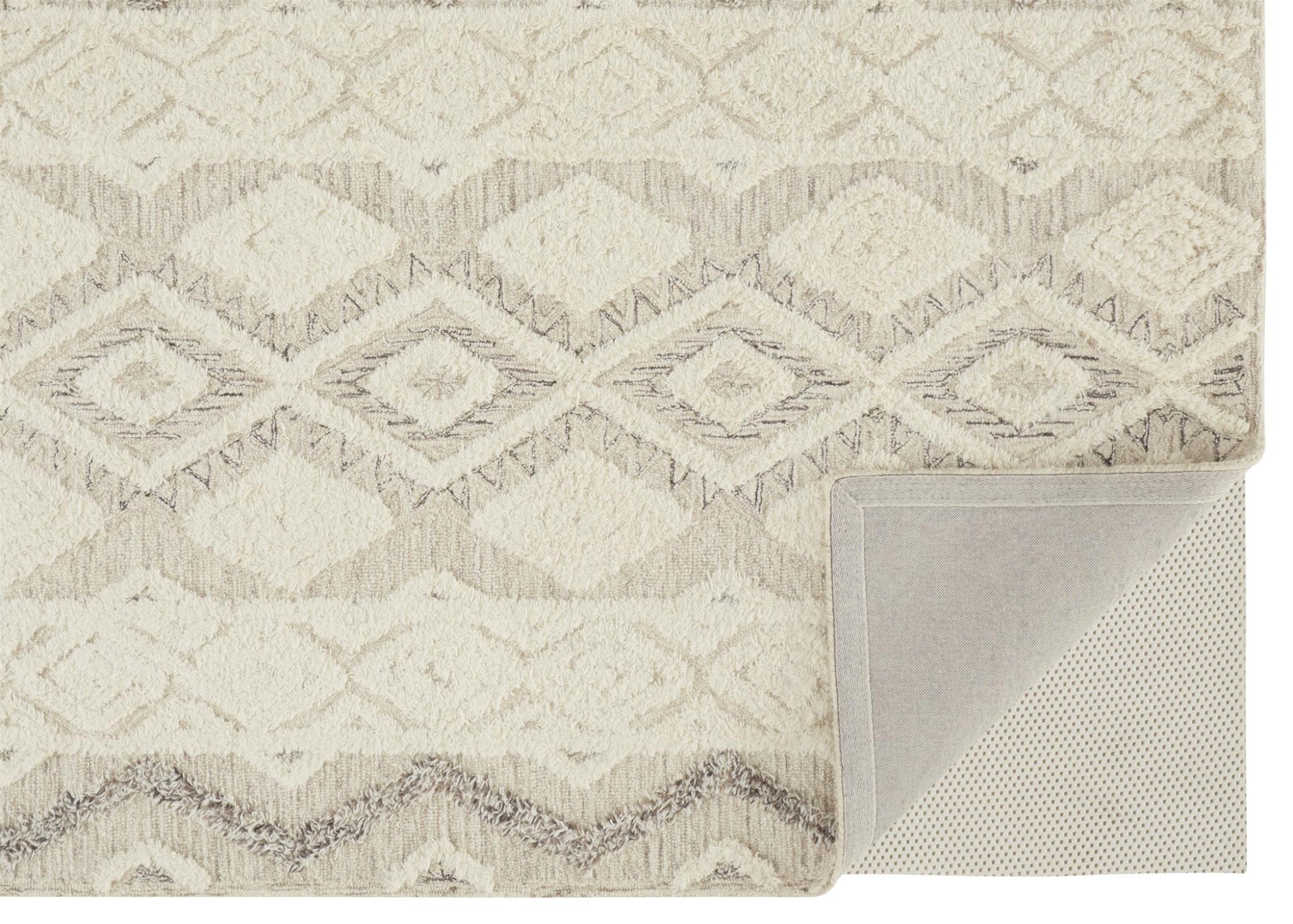Stylish Handmade Wool Area Rug with Stain-Resistant Geometric Design for Elegant Living Spaces