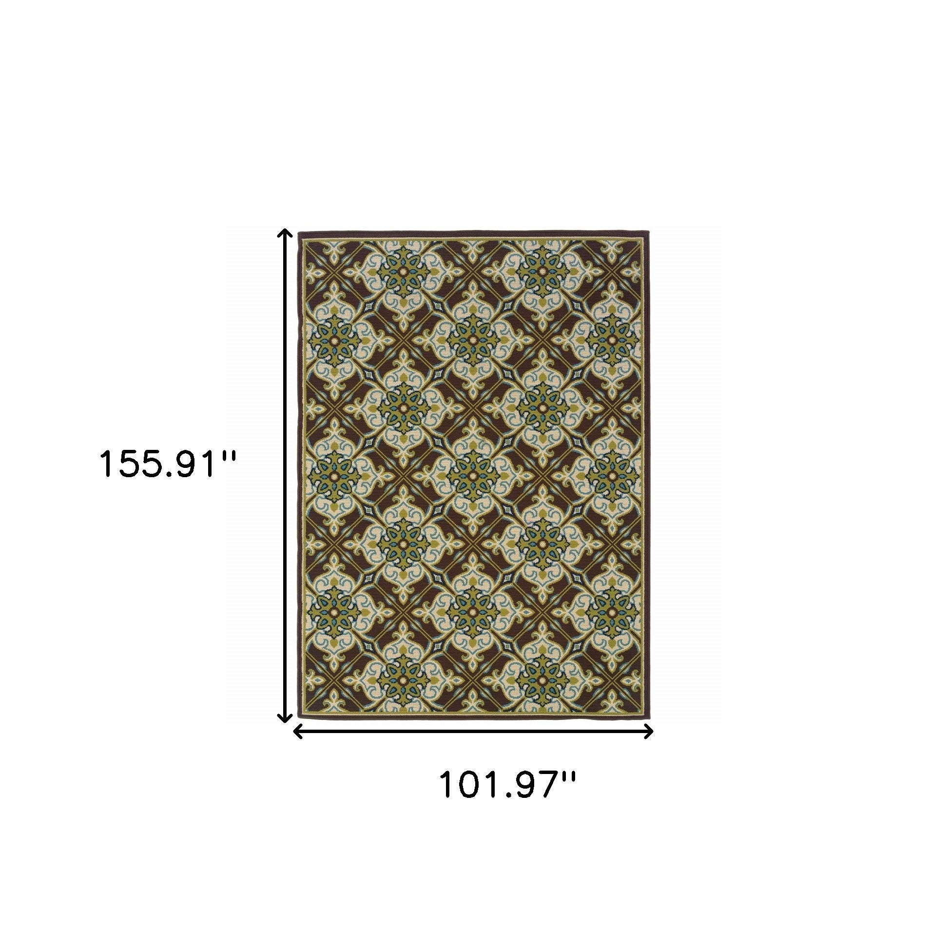 Stylish Stain-Resistant Floral Outdoor Rugs for Indoor & Outdoor Use