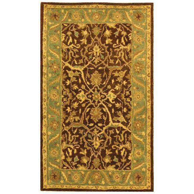 Exquisite Hand-Tufted Persian-Inspired Wool Floor Rug Featuring Elegant Designs and Vivid Rich Colors with a Stunning Luster