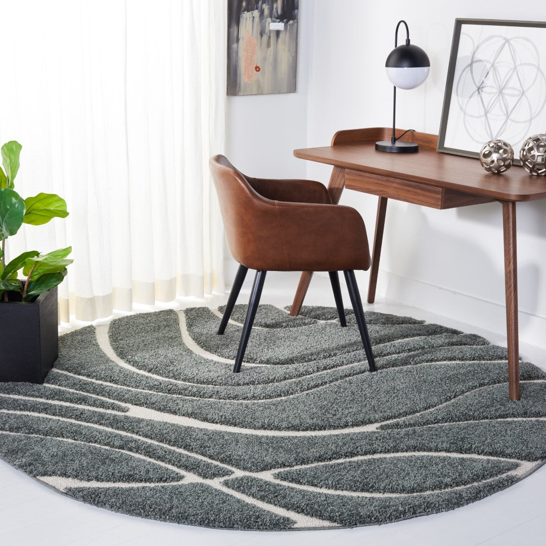 Luxurious Power Loomed Polypropylene Shag Rug from Turkey for Cozy Florida Home Decor