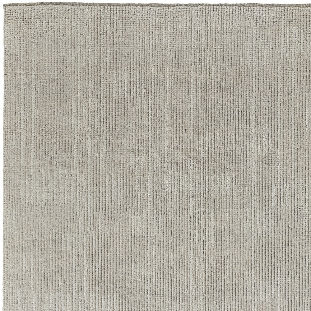 Artisan-Crafted Stain-Resistant Tan Wool Area Rug for Home Decor