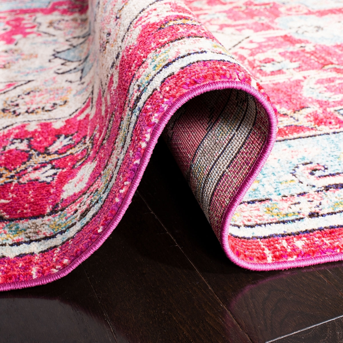 Elegant Rectangle Madison Power - Loomed Rug in Luxurious Turkish Polypropylene Fiber
