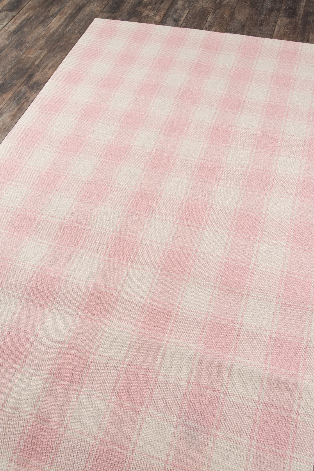 Erin Gates Hand-Woven 100% Wool Plaid Area Rug - Ideal for Modern Indoor Decor