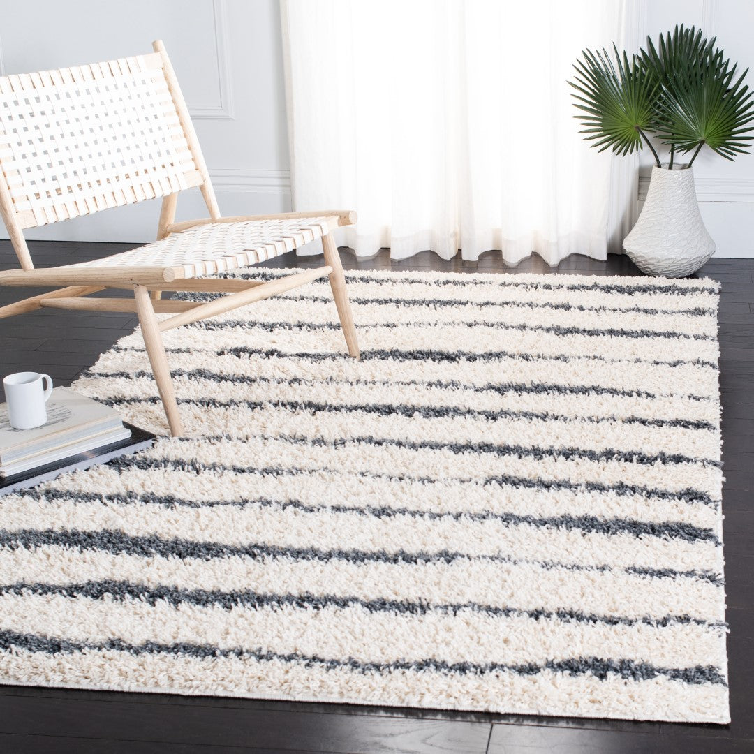 Luxurious Power Loomed Venus Shag Rug Crafted from a Rich Blend of Jute and Polyester for Unmatched Comfort