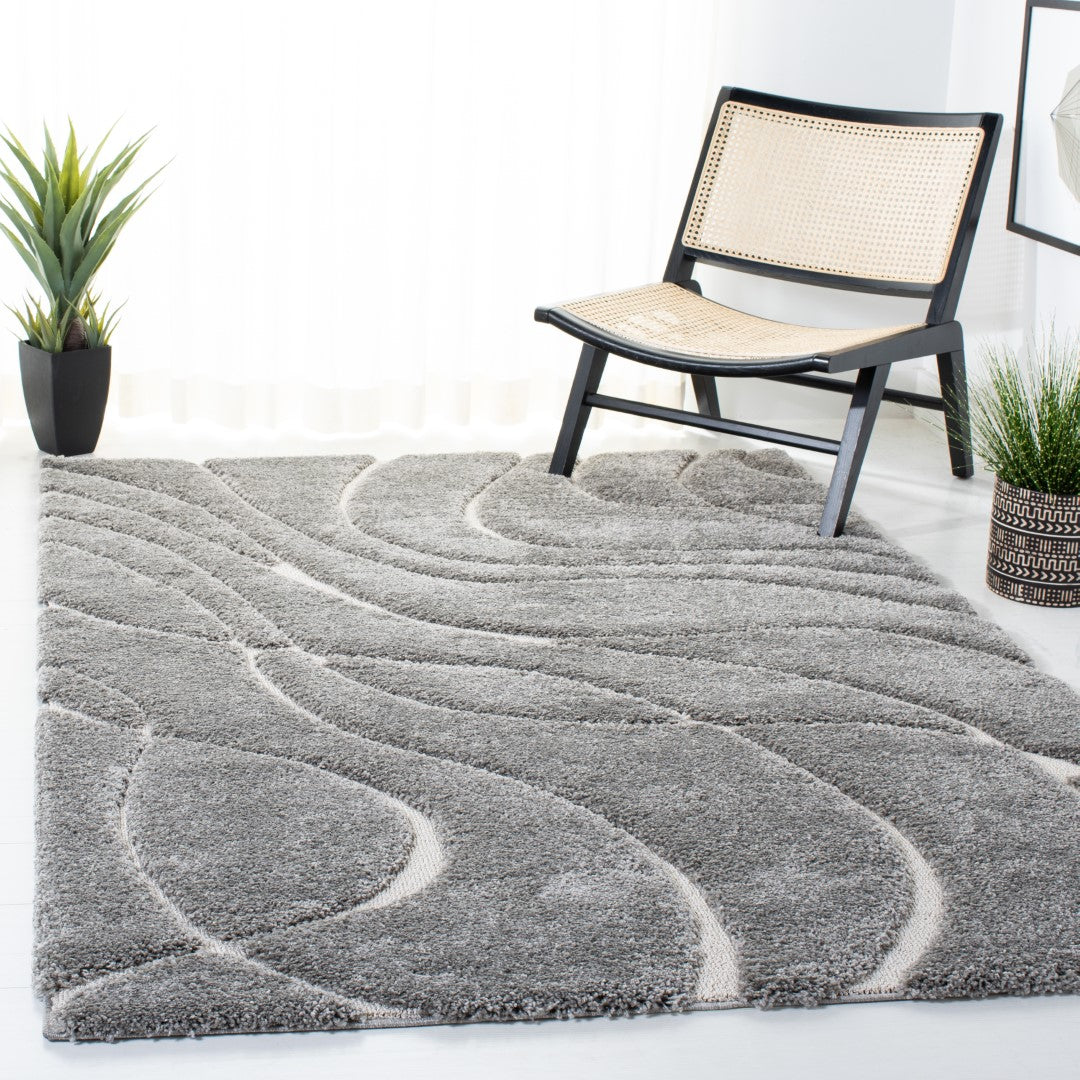 Luxurious Power Loomed Polypropylene Shag Rug from Turkey for Cozy Florida Home Decor