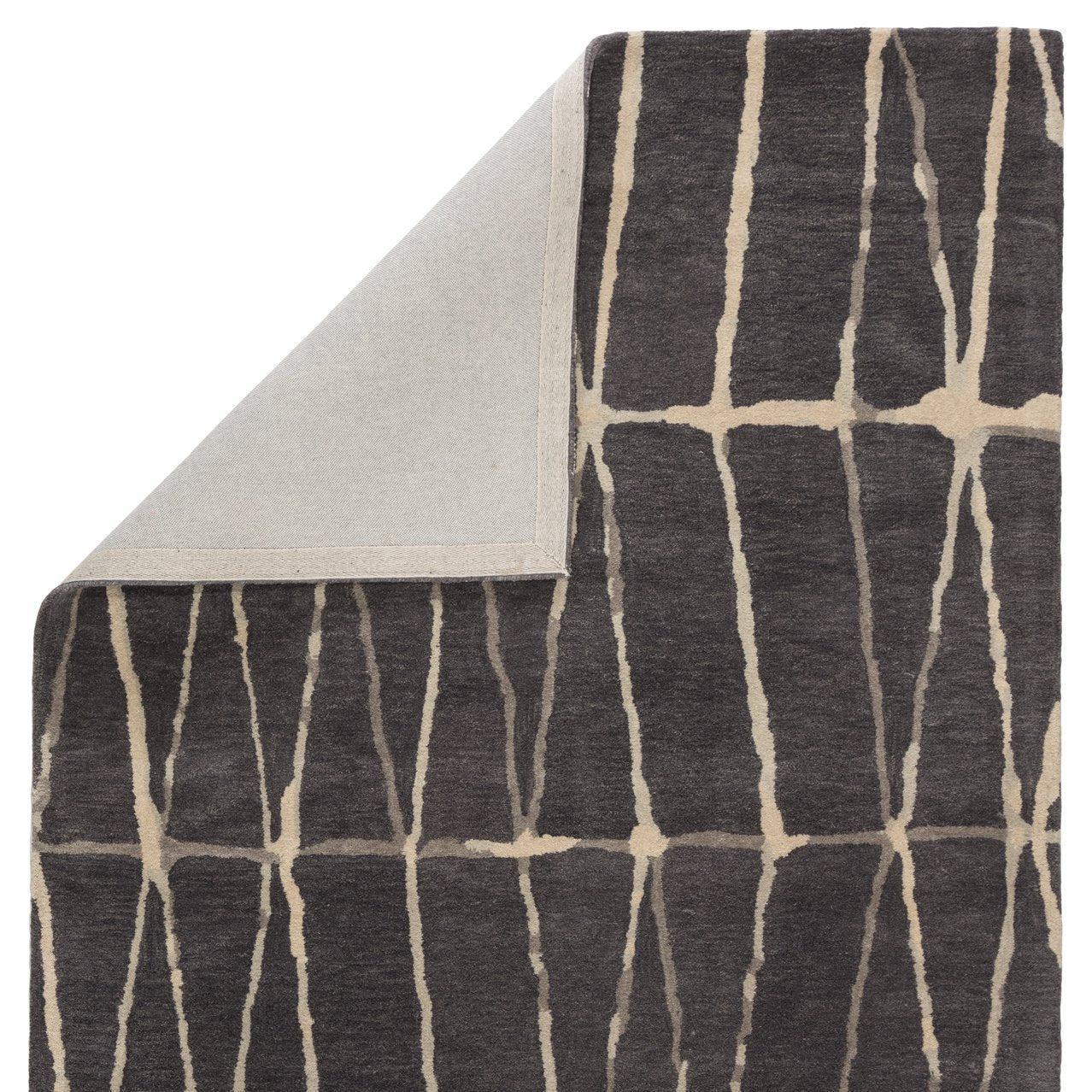 Indoor Town Botticino TOW03 Handmade 100% Wool Tribal Design Tufted Area Rug with Distinctive Lines